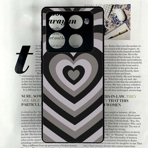 Infinix Note 40 Pro Plus - Heart Beat Series - Premium Metal Printed soft Bumper shock Proof Case