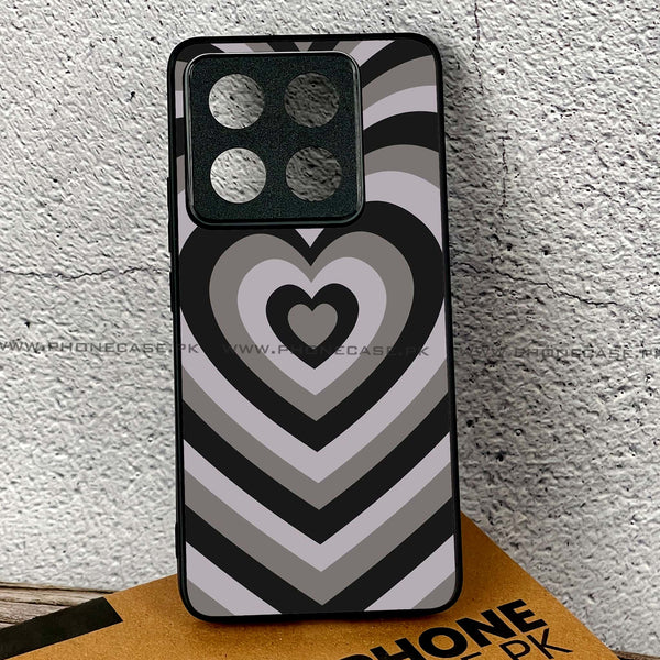 Xiaomi 14T - Heart Beat Series - Premium Printed Glass soft Bumper shock Proof Case