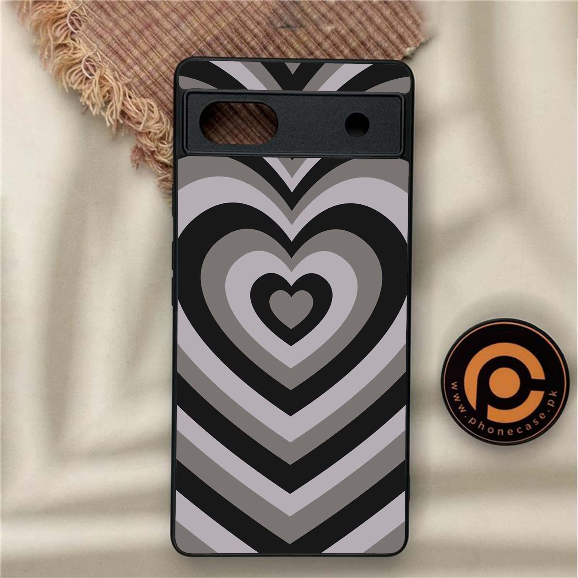 Google Pixel 6A - HeartBeat Series - Premium Metal Printed soft Bumper Shock Proof Case