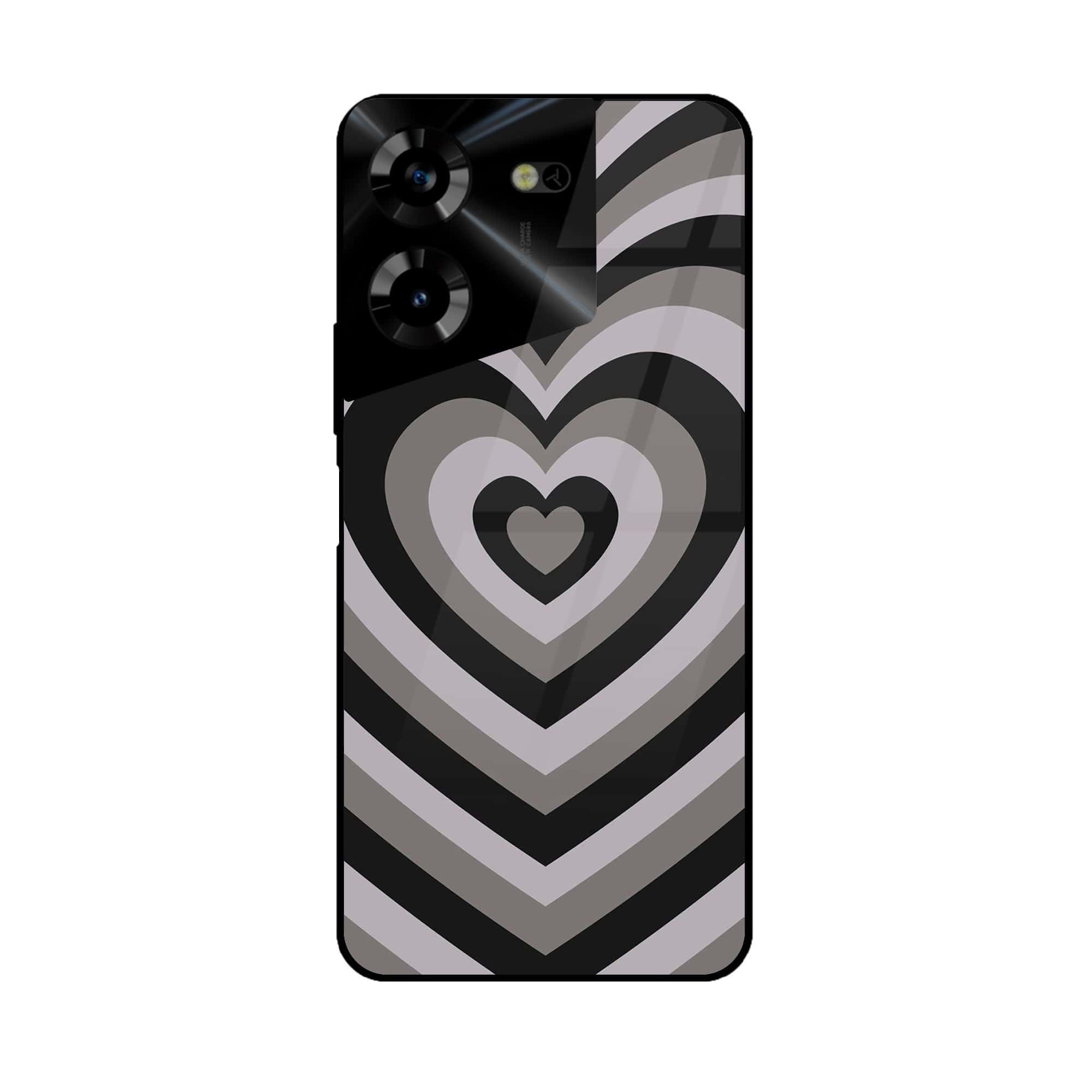 Tecno Pova 5 Pro - Heart Beat - Premium Printed Glass soft Bumper shock Proof Case