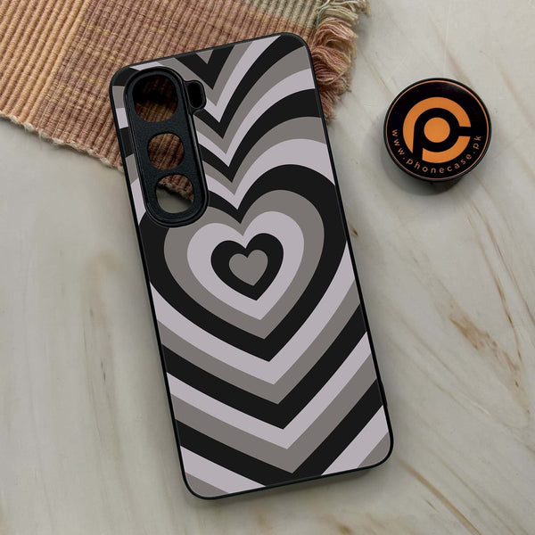 Vivo Y400 - Heart Beat Series - Premium Metal Printed soft Bumper shock Proof Case
