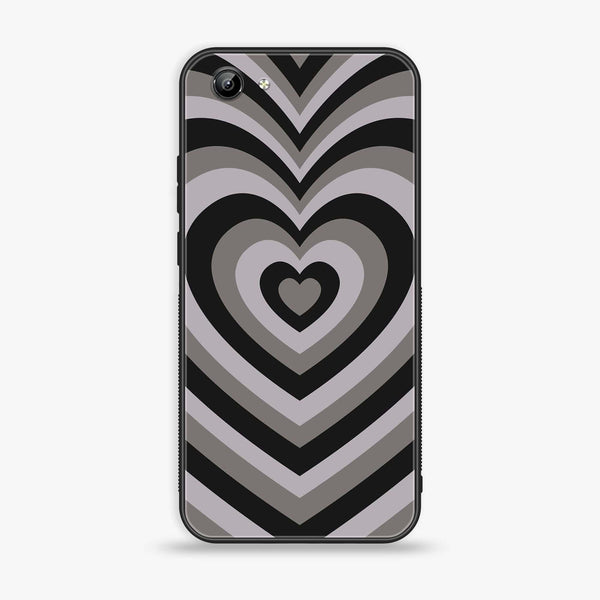 Vivo Y71 - Heart Beat Series - Premium Printed Glass soft Bumper shock Proof Case