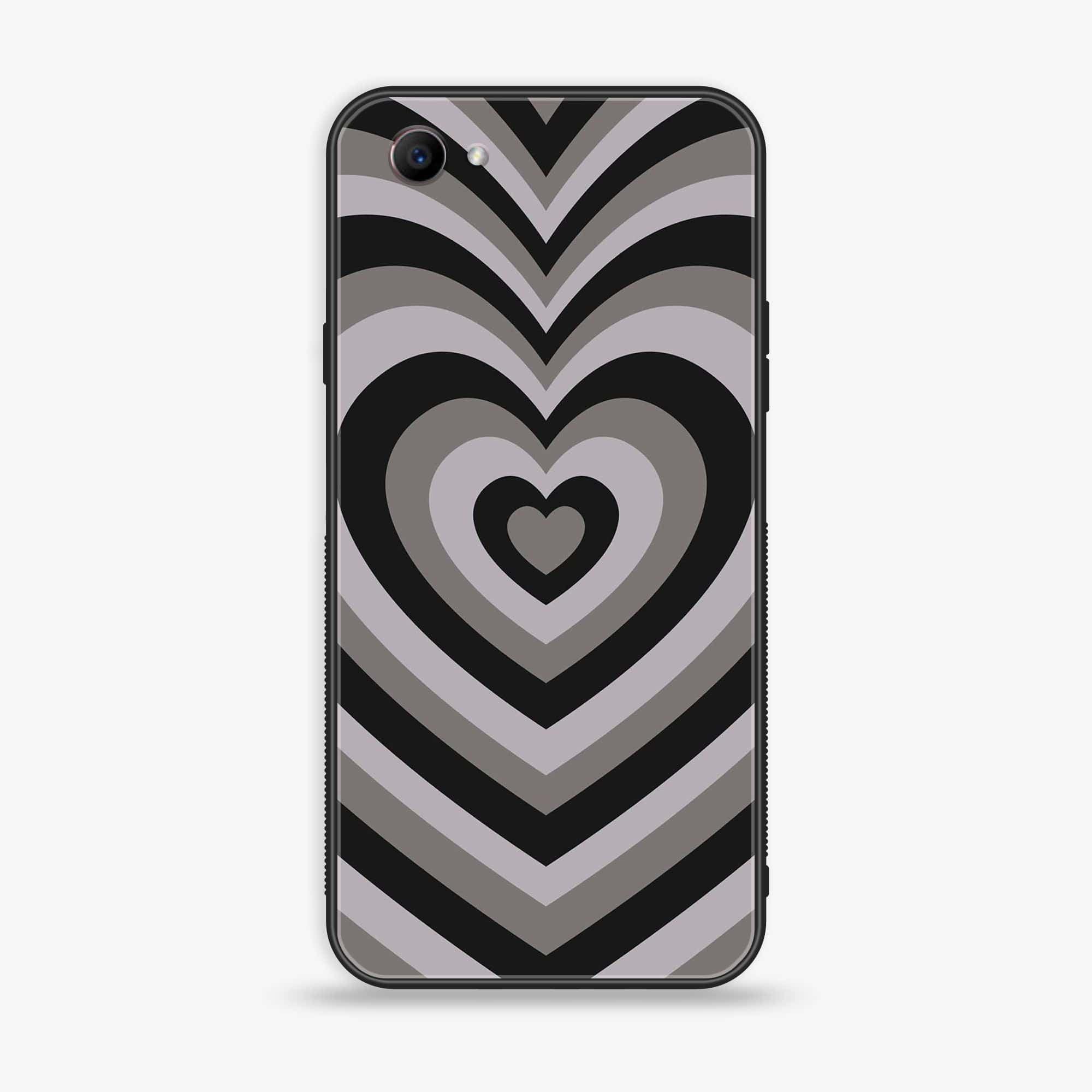 Oppo F7 Youth - Heart Beat Series - Premium Printed Glass soft Bumper shock Proof Case