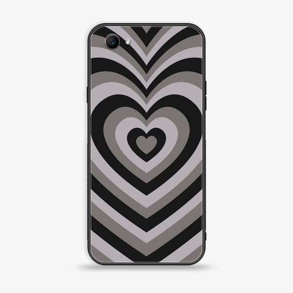 Oppo F7 Youth - Heart Beat Series - Premium Printed Glass soft Bumper shock Proof Case