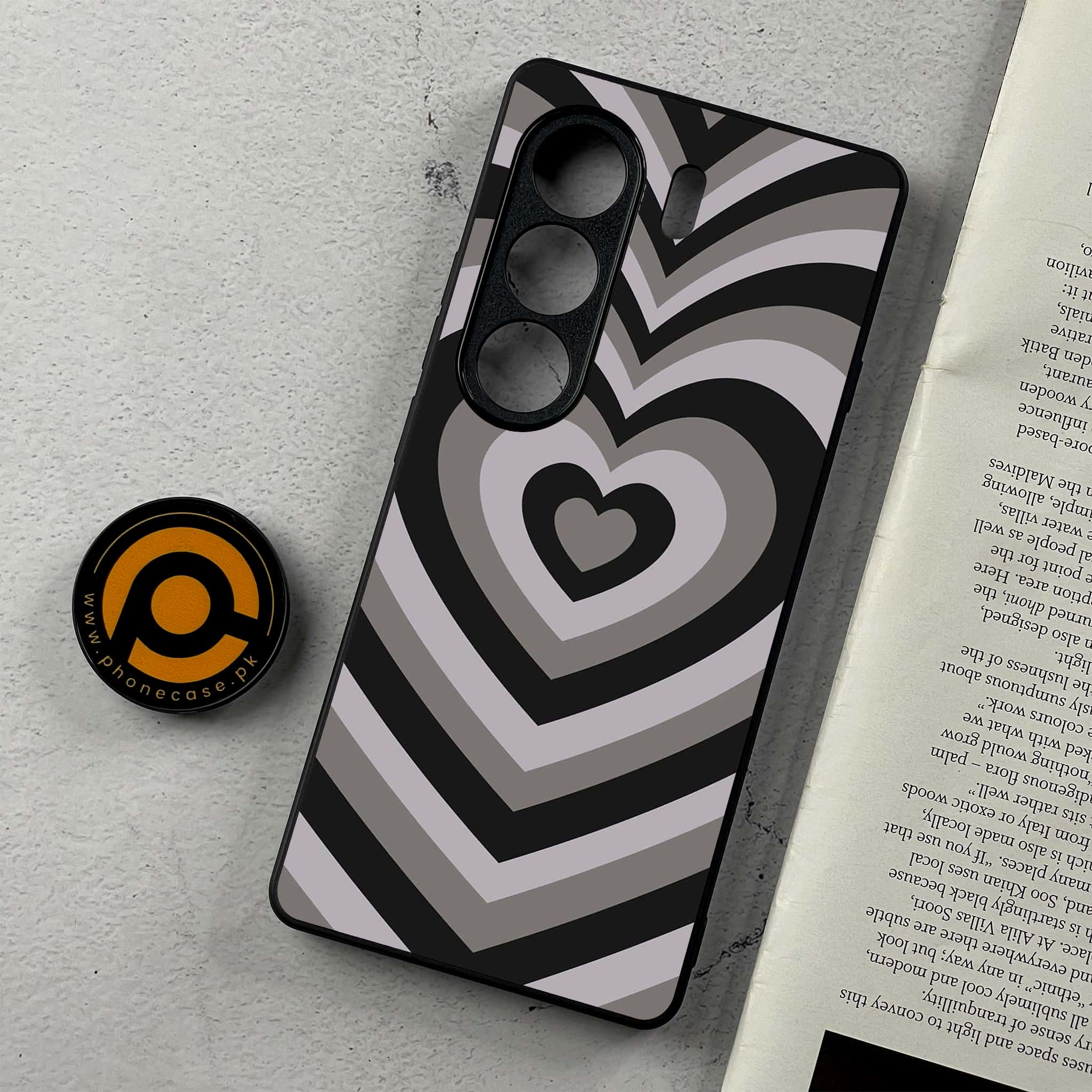 Tecno Camon 40 Pro - Heart Beat Series - Premium Metal Printed Soft Bumper Shockproof Case