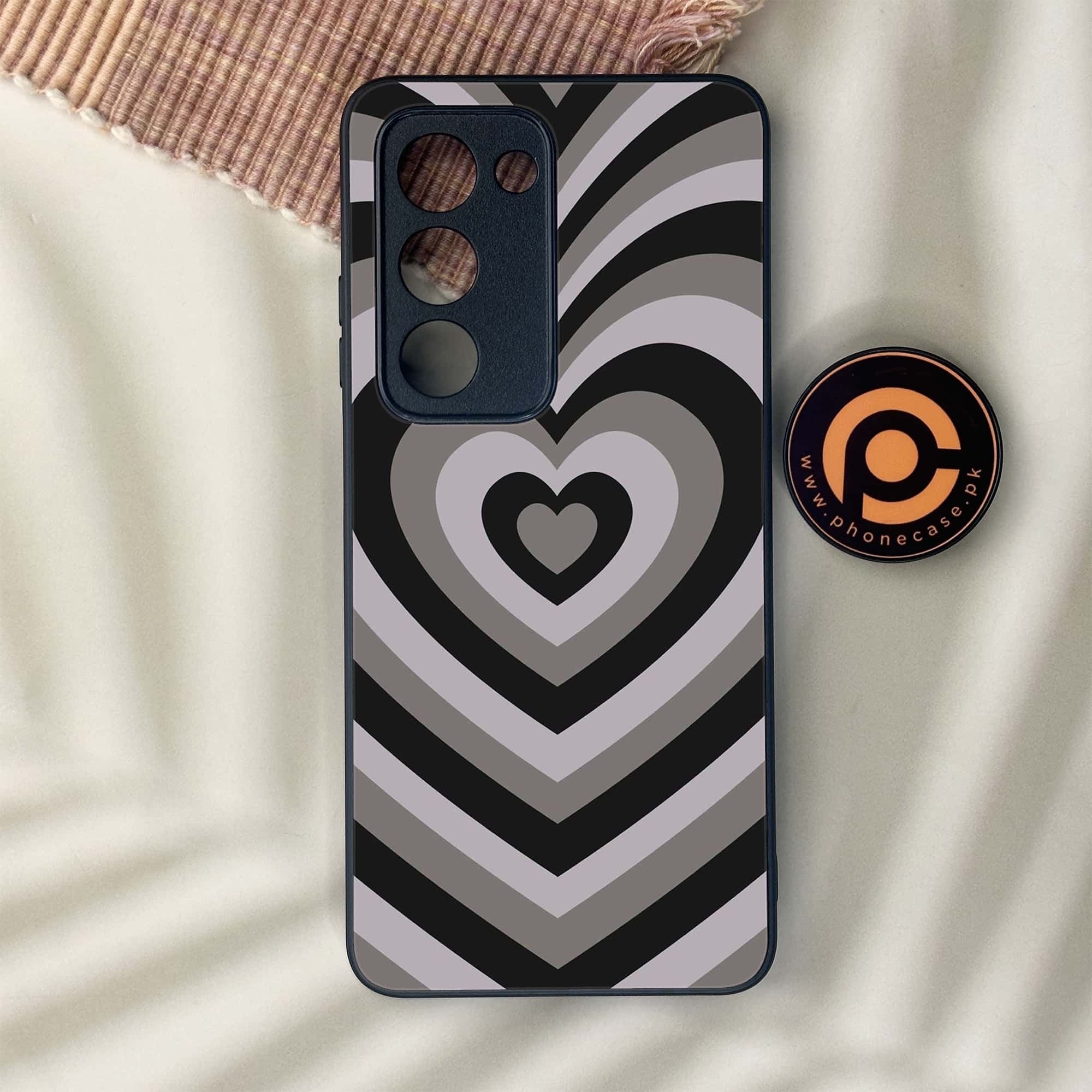 Oppo A5 2025 - Heart Beat Series - Premium Metal Printed soft Bumper shock Proof Case