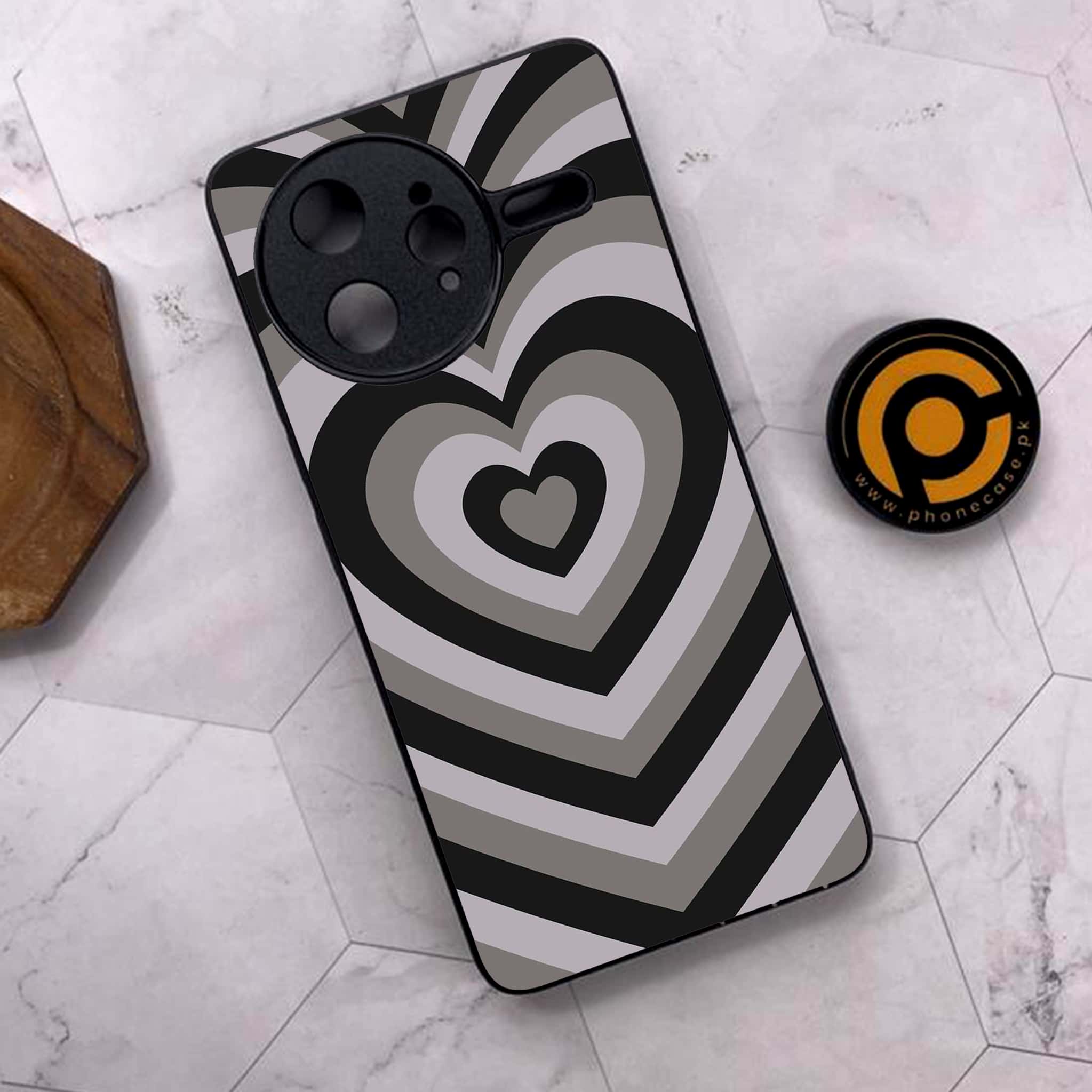 Xiaomi Poco F7 Ultra 5G - Heart Beat Series - Premium Metal Printed soft Bumper shock Proof Case