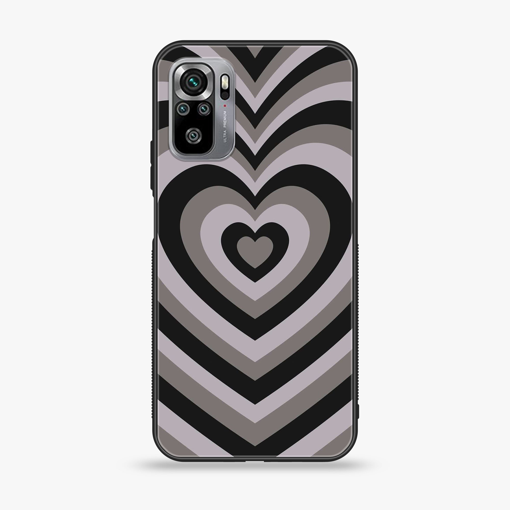 Xiaomi Redmi Note 10S - Heart Beat Series - Premium Printed Glass soft Bumper shock Proof Case