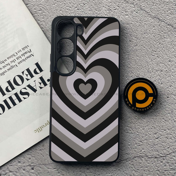 Vivo Y200 4G - Heart Beat Design 1 - Premium Metal Printed soft Bumper Shock Proof Case CS-34989