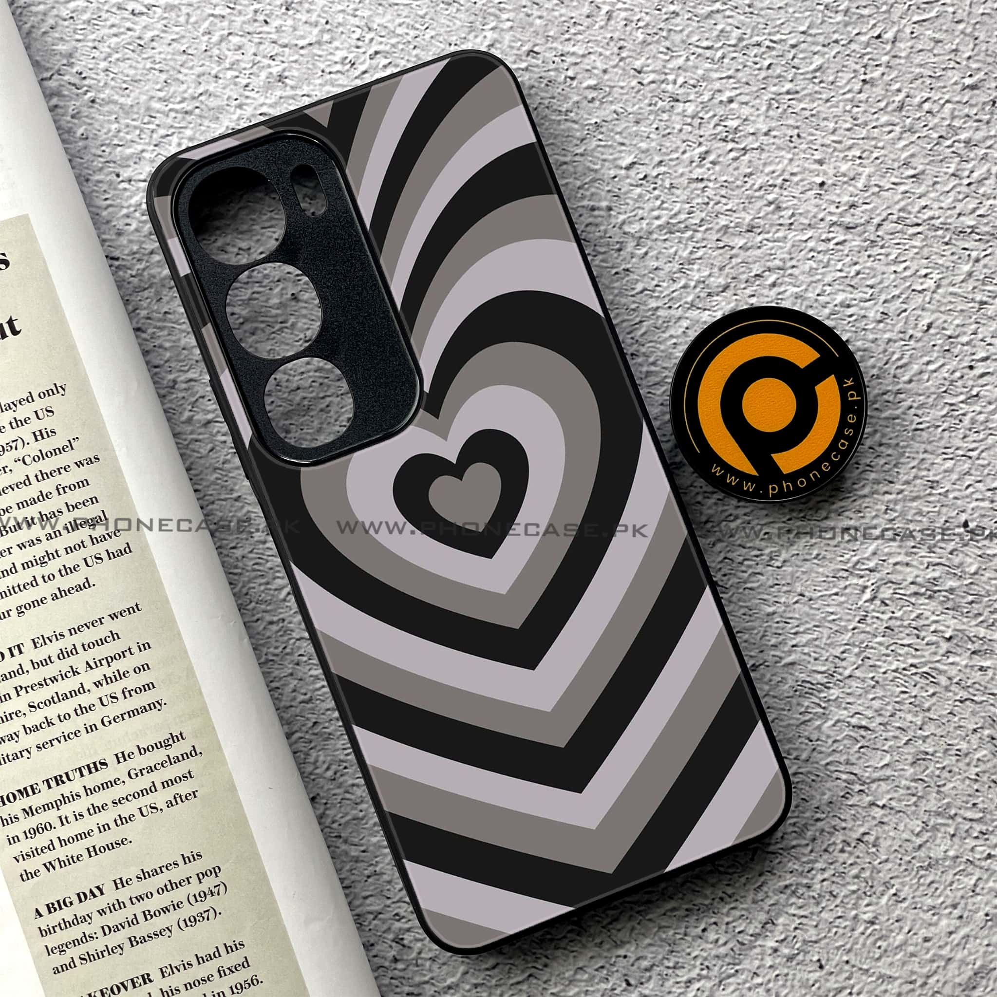 Vivo Y19s Pro - Heart Beat Series - Premium Metal Printed soft Bumper shock Proof Case