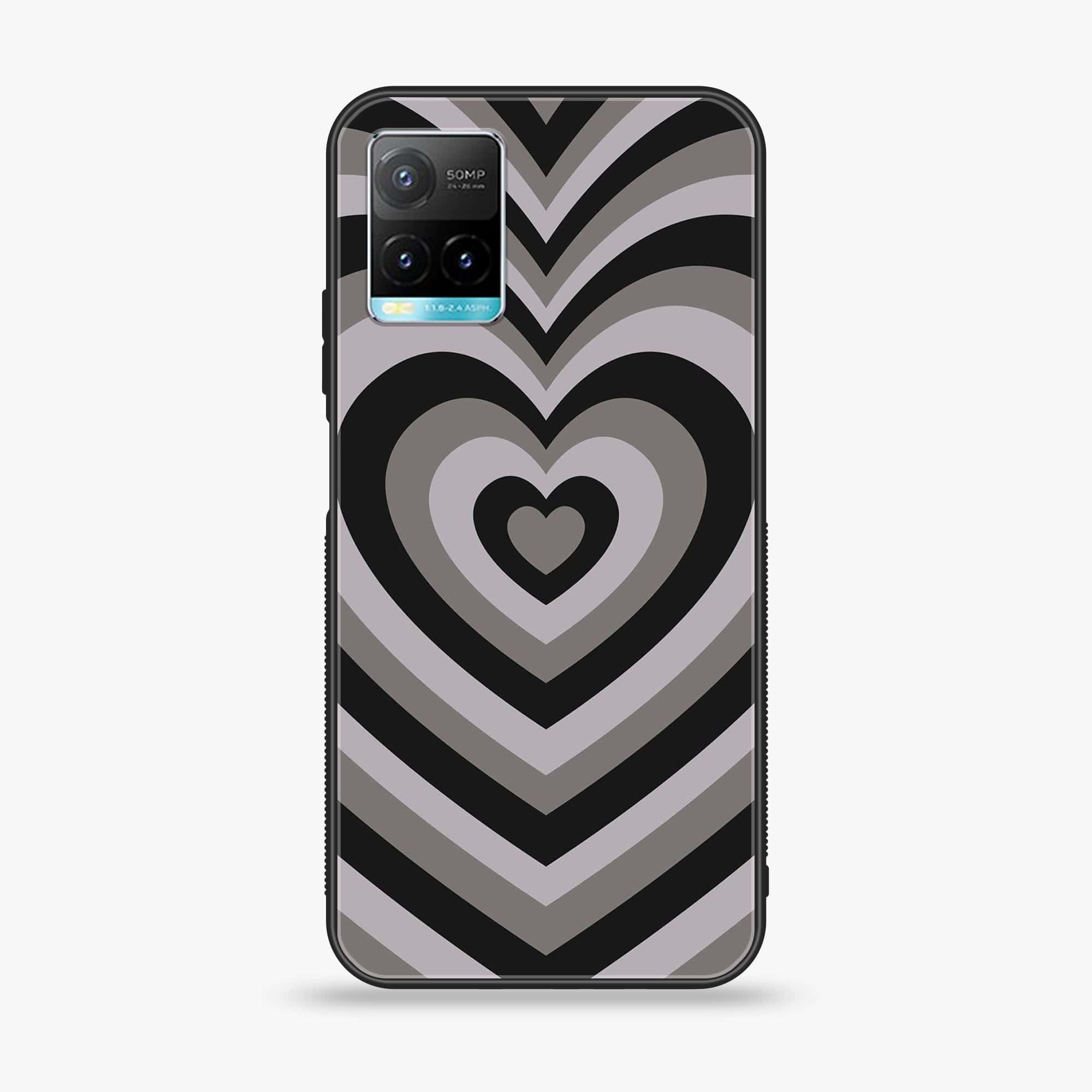 Vivo Y33T - Heart Beat Series - Premium Printed Glass soft Bumper shock Proof Case