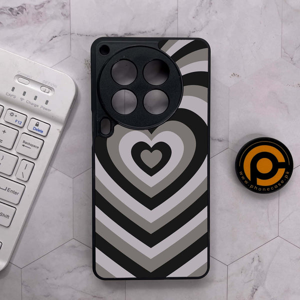 Tecno Camon 30 Premier - Heart Beat Series - Premium Metal Printed soft Bumper shock Proof Case