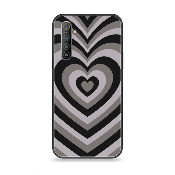 Realme XT - Heart Beat Series - Premium Printed Glass soft Bumper shock Proof Case