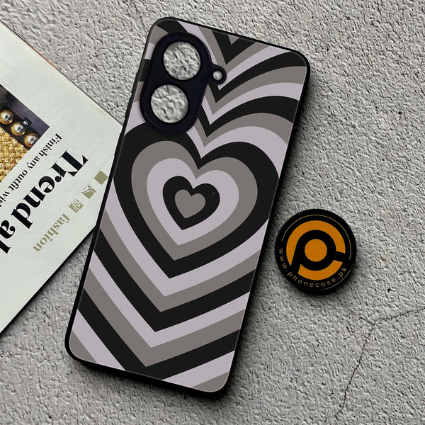 Xiaomi Redmi A5 - Heart Beat Series - Premium Metal Printed soft Bumper shock Proof Case