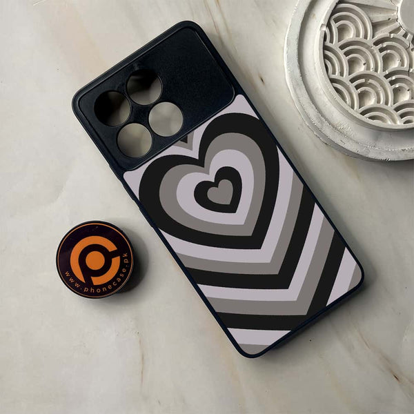 Xiaomi Poco F6 Pro - Heart Beat Series - Premium Metal Printed soft Bumper shock Proof Case