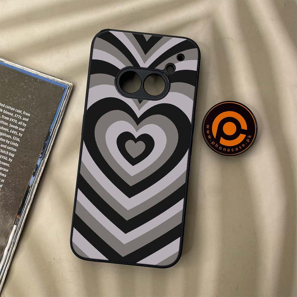 Nothing Phone (2a) - Heart Beat Series - Premium Metal Printed soft Bumper Shock Proof Case
