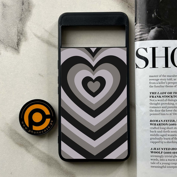Google Pixel 8 Pro - Heart Beat Series - Premium Metal Printed soft Bumper Shock Proof Case