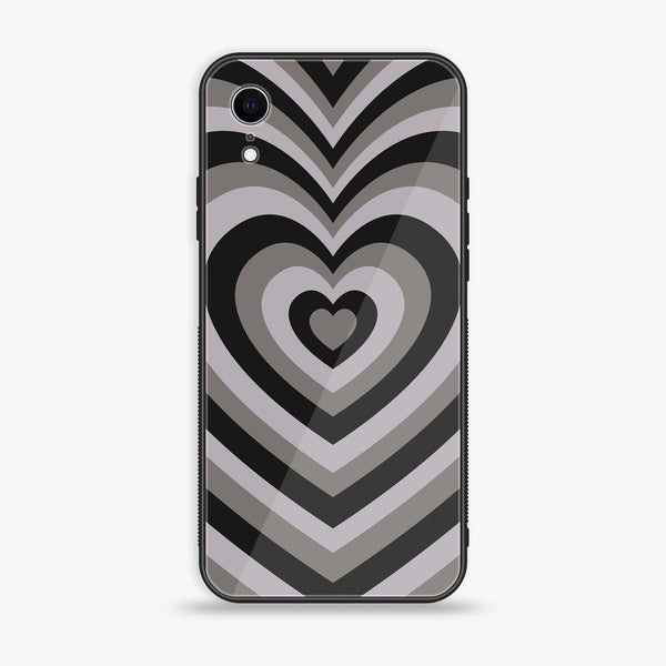 iPhone XR -Heart Beat Series - Premium Printed Glass soft Bumper shock Proof Case