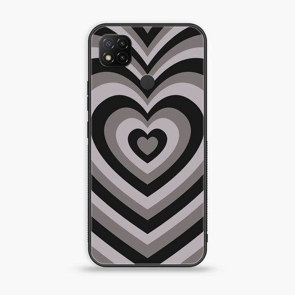 Xiaomi Redmi 10A - Heart Beat Series - Premium Printed Glass soft Bumper shock Proof Case