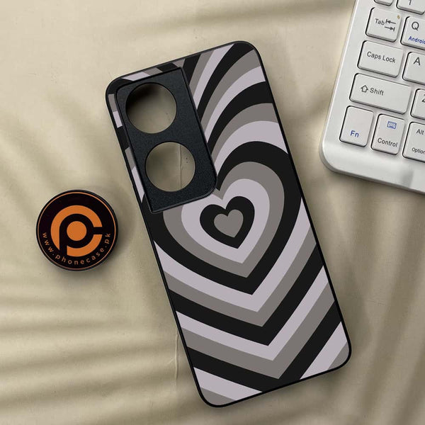 Honor X7b - Heart Beat Series - Premium Metal  Printed soft Bumper shock Proof Case