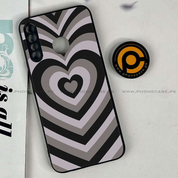 Infinix Hot 8 Lite - Heart Beat Series - Premium Metal Printed soft Bumper Shock Proof Case