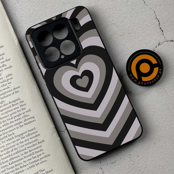 Xiaomi 15 - Heart Beat Series - Premium Metal Printed soft Bumper shock Proof Case
