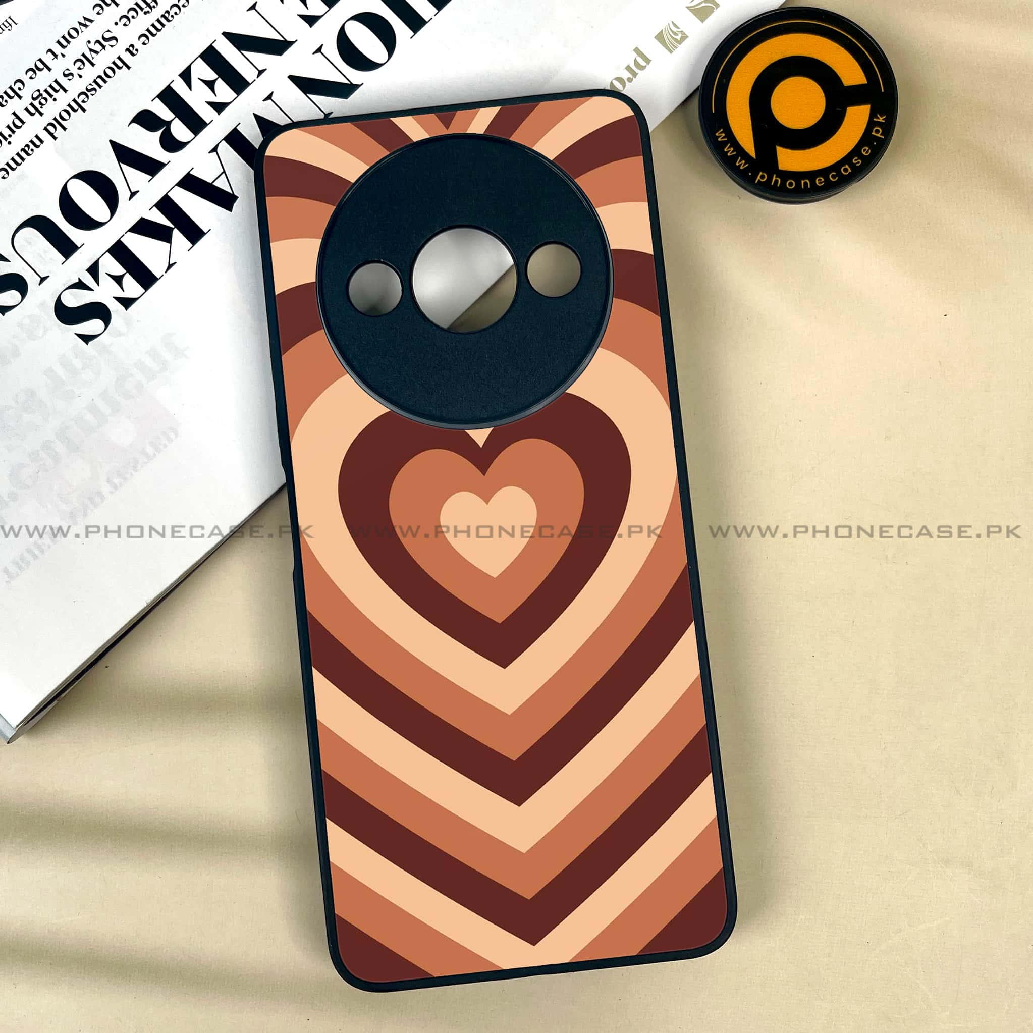 Xiaomi Redmi A3x - Heart Beat Series - Premium Printed Metal soft Bumper shock Proof Case