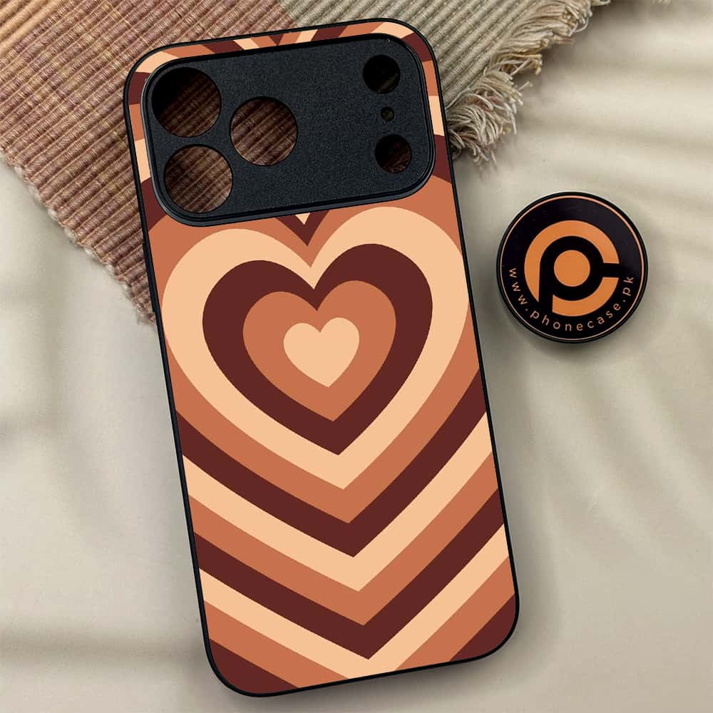 iPhone 17 Pro Max - Heart Beat Series - Premium Metal Printed soft Bumper shock Proof Case