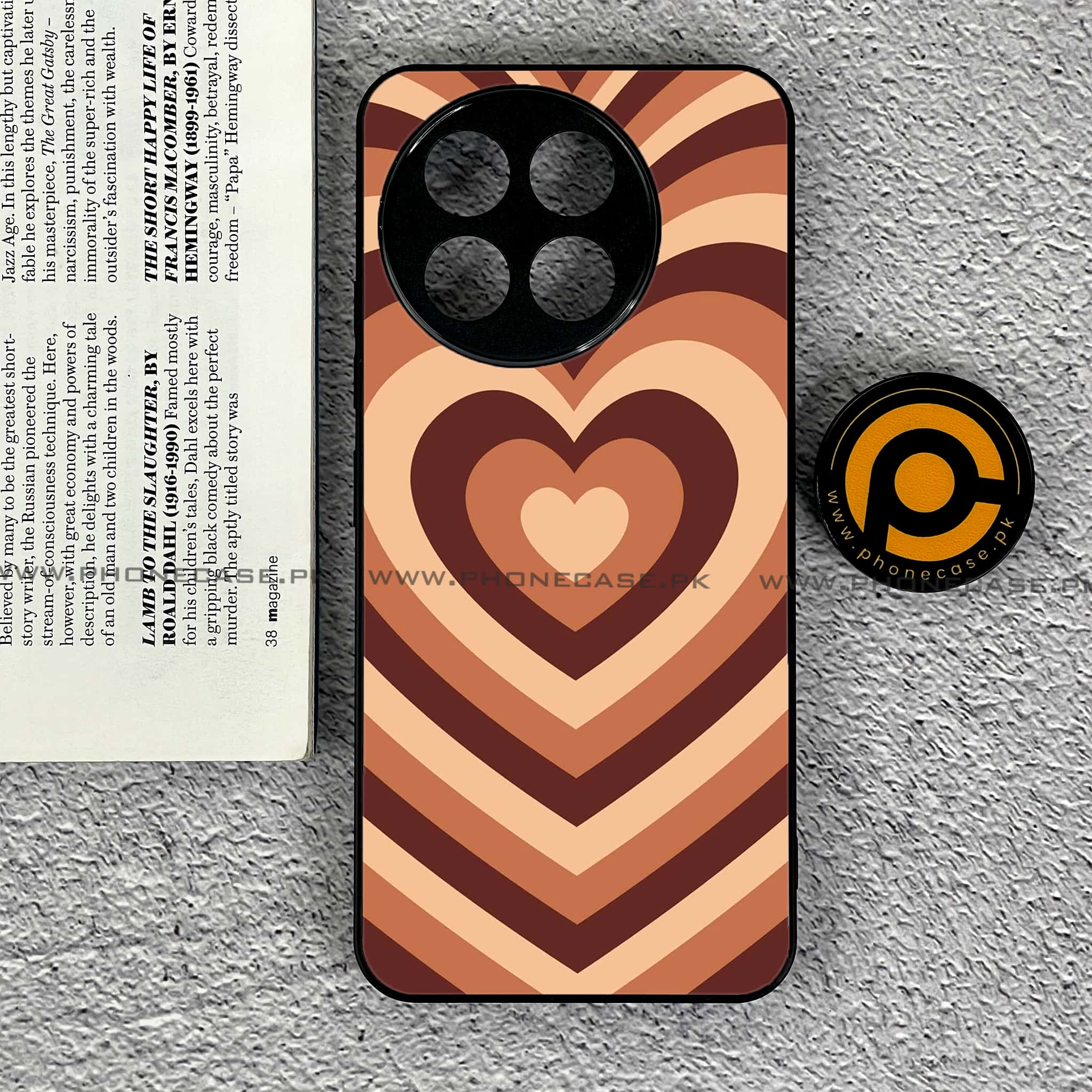 OnePlus Ace 5 - Heart Beat Series - Premium Metal Printed soft Bumper shock Proof Case