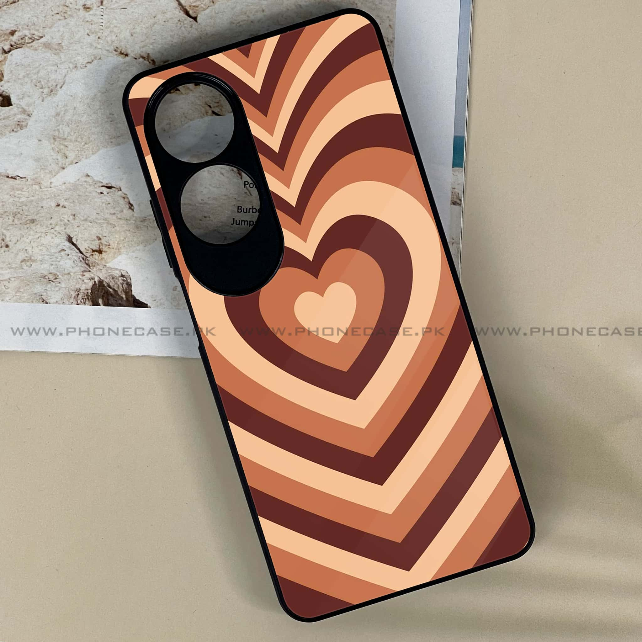 Oppo A60 - Heart Beat Series - Premium Printed Metal soft Bumper shock Proof Case