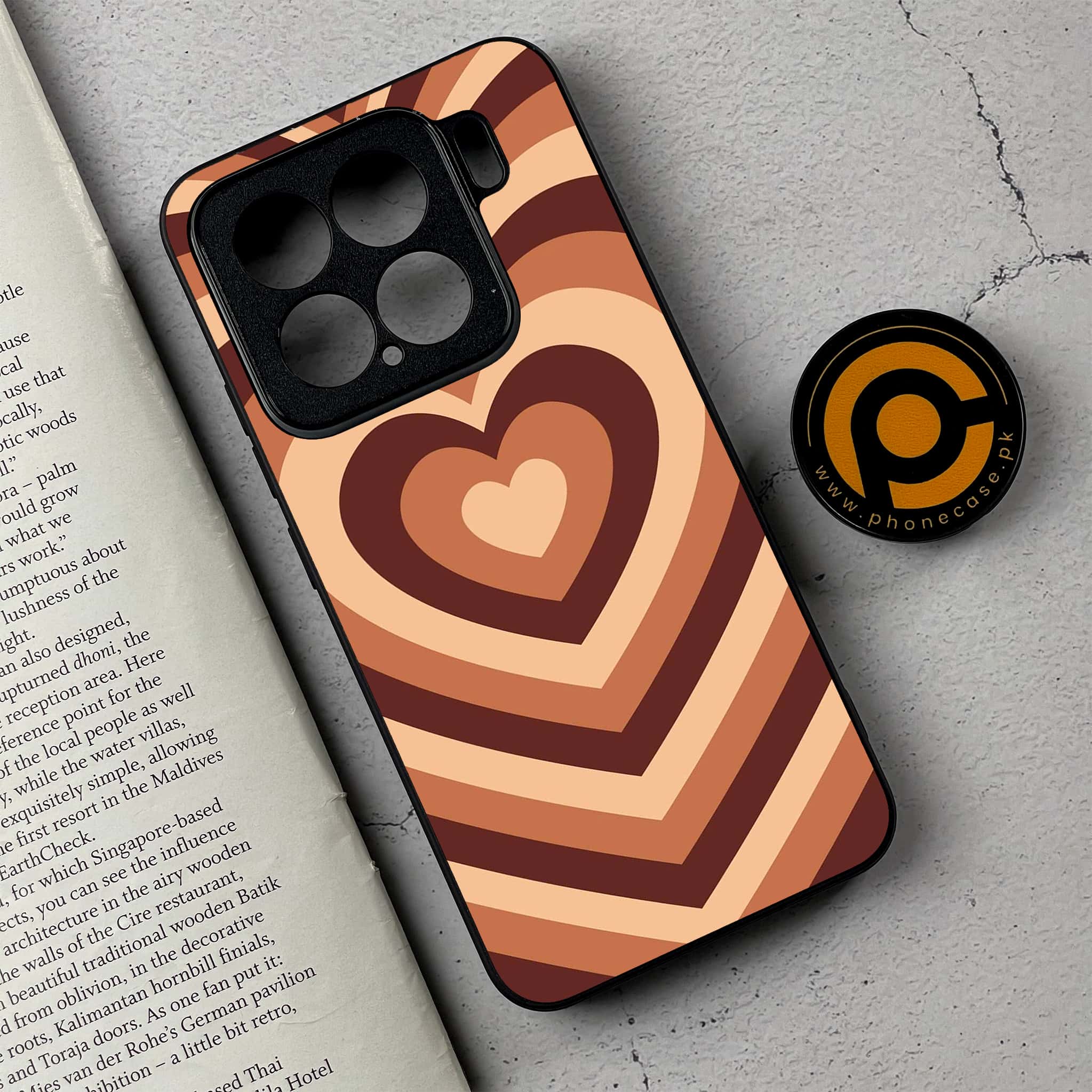 Xiaomi 15 - Heart Beat Series - Premium Metal Printed soft Bumper shock Proof Case