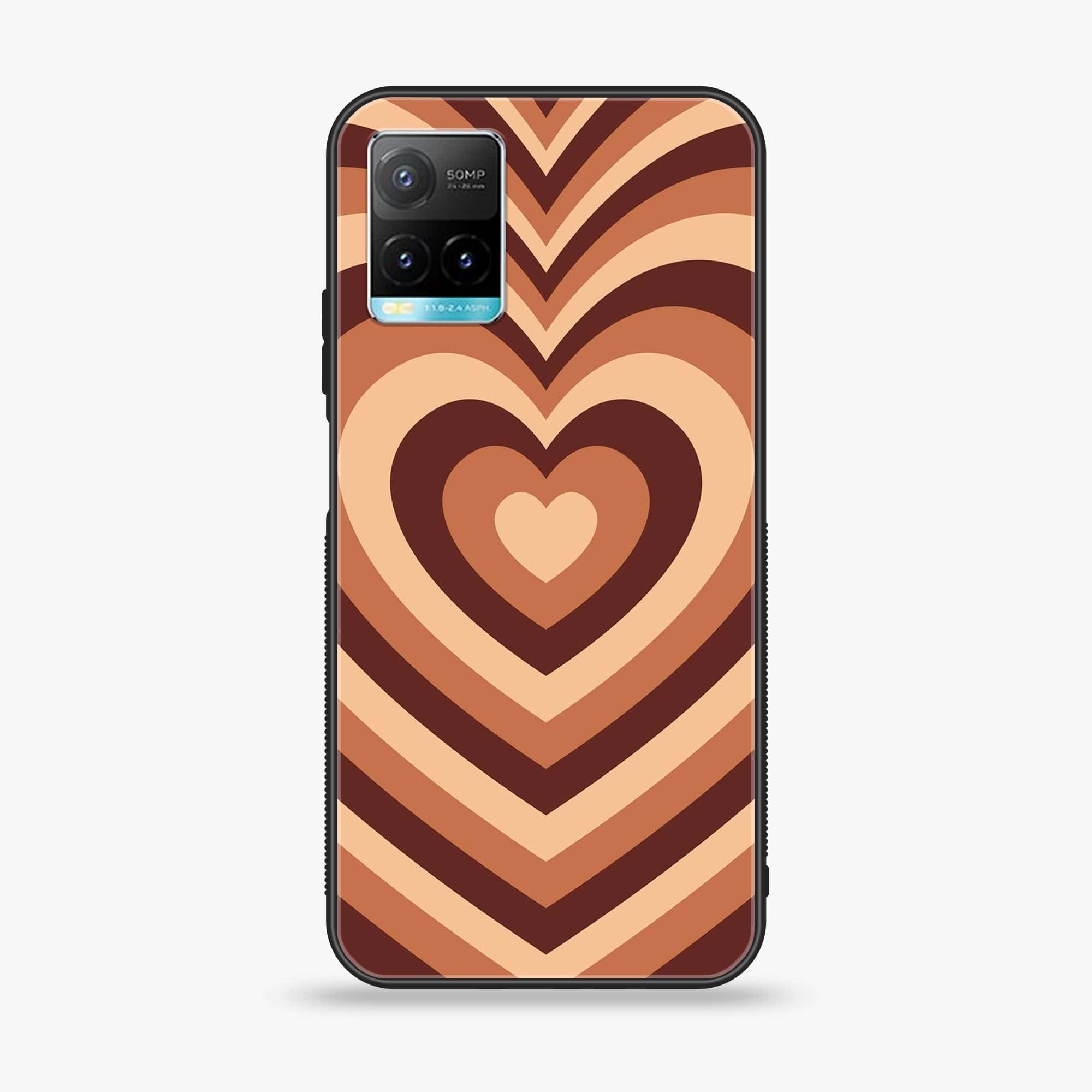 Vivo Y33T - Heart Beat Series - Premium Printed Glass soft Bumper shock Proof Case