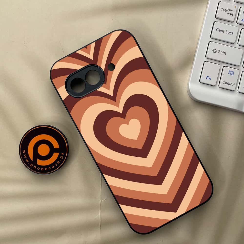 Google Pixel 9a - Heart Beat Series - Premium Metal Printed soft Bumper Shock Proof Case