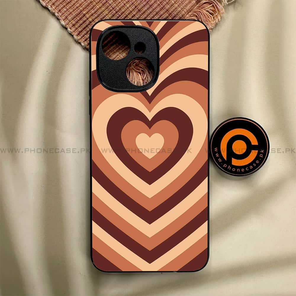 Tecno Spark 40C - Heart Beat Series - Premium Metal Printed soft Bumper shock Proof Case