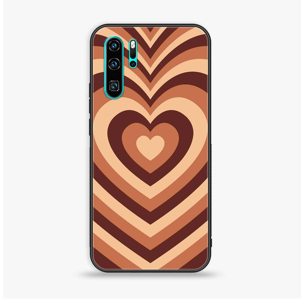 Huawei P30 Pro - Heart Beat Design 2- Premium Metal Printed soft Bumper shock Proof Case CS-31482