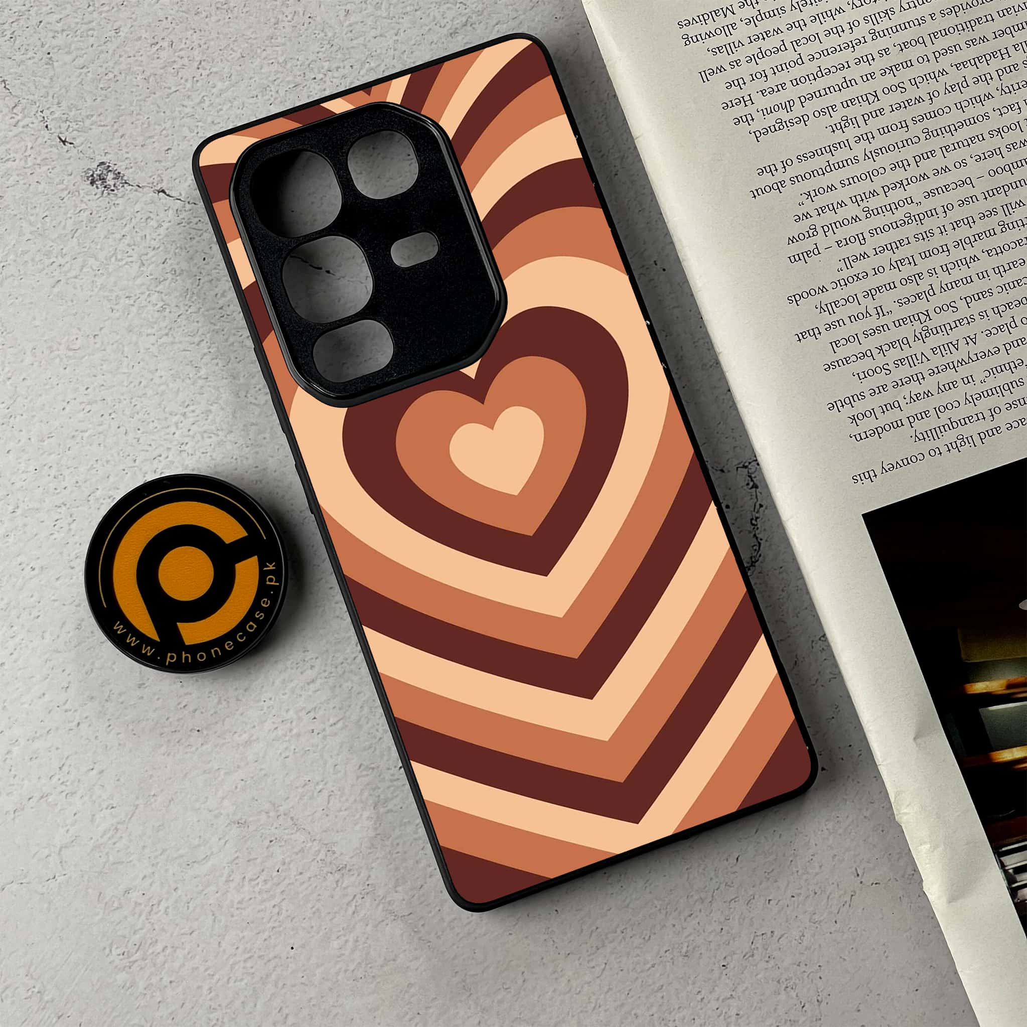Infinix Note 50 Pro Plus - Heart Beat Series - Premium Metal Printed Soft Bumper Shockproof Case