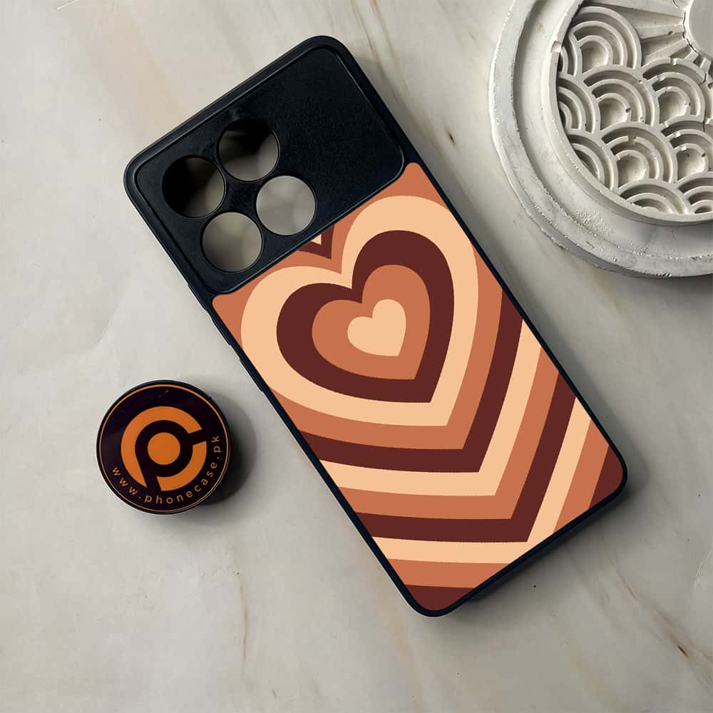 Xiaomi Poco F6 Pro - Heart Beat Series - Premium Metal Printed soft Bumper shock Proof Case
