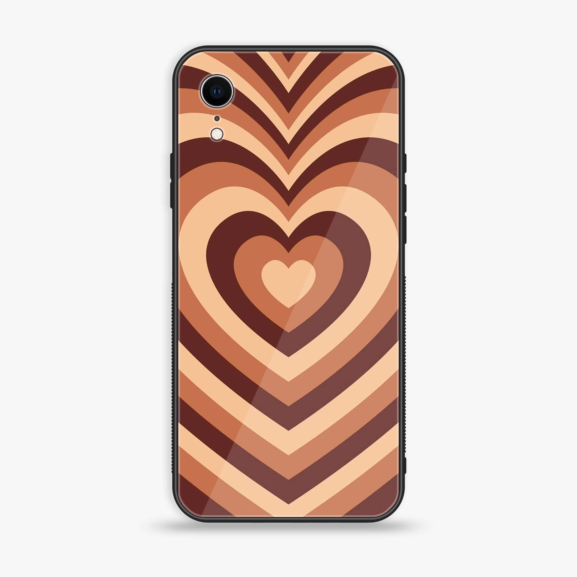 iPhone XR -Heart Beat Series - Premium Printed Glass soft Bumper shock Proof Case