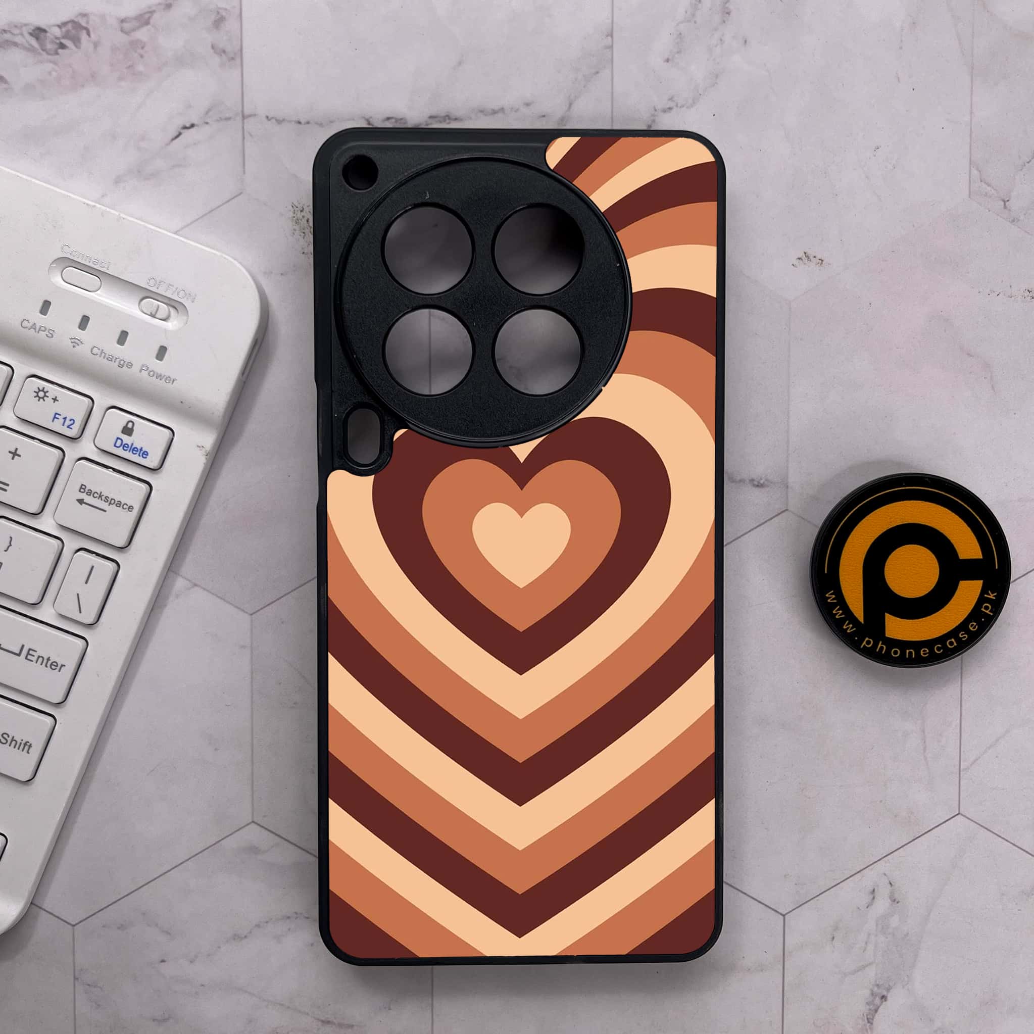 Tecno Camon 30 Premier - Heart Beat Series - Premium Metal Printed soft Bumper shock Proof Case