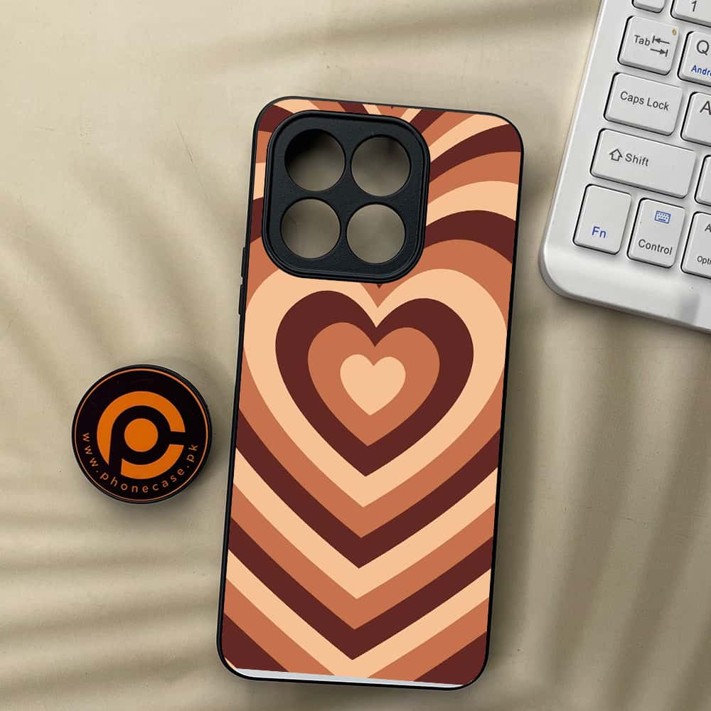Honor X5b Plus - Heart Beat Series - Premium Metal  Printed soft Bumper shock Proof Case