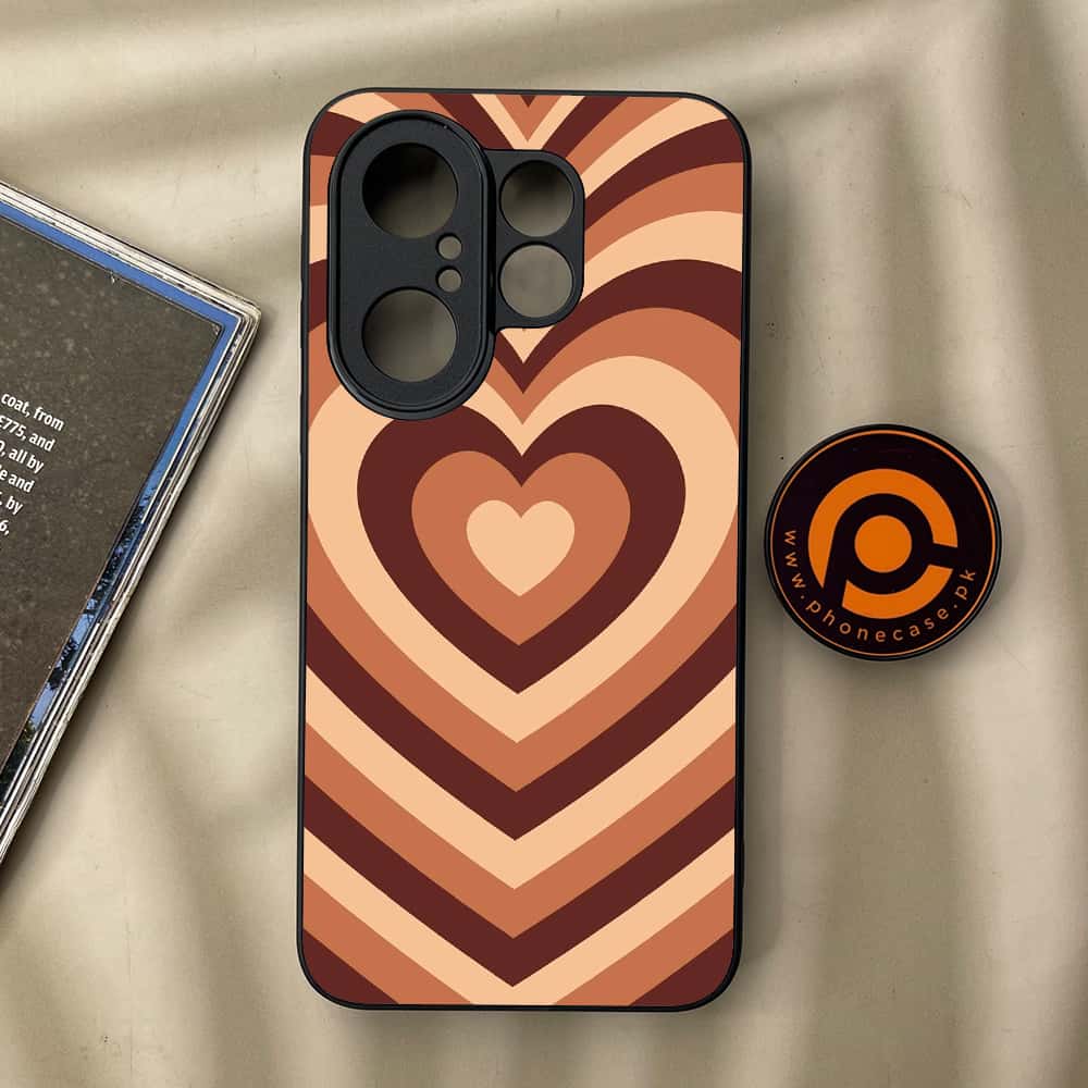 Vivo X200 FE - Heart Beat Series - Premium Metal Printed soft Bumper Shock Proof Case