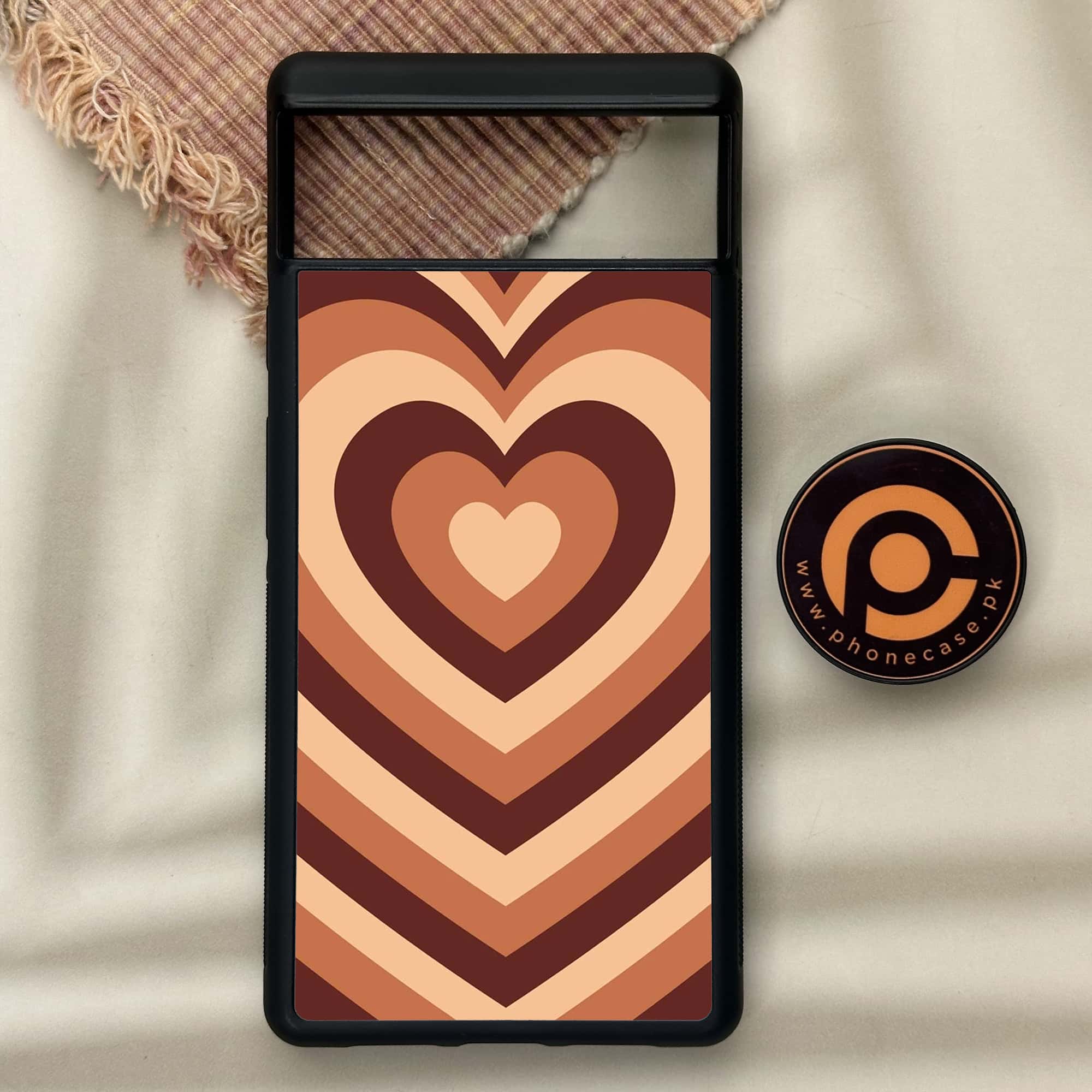 Google Pixel 6 - Heart Beat Series - Premium Metal Printed soft Bumper Shock Proof Case