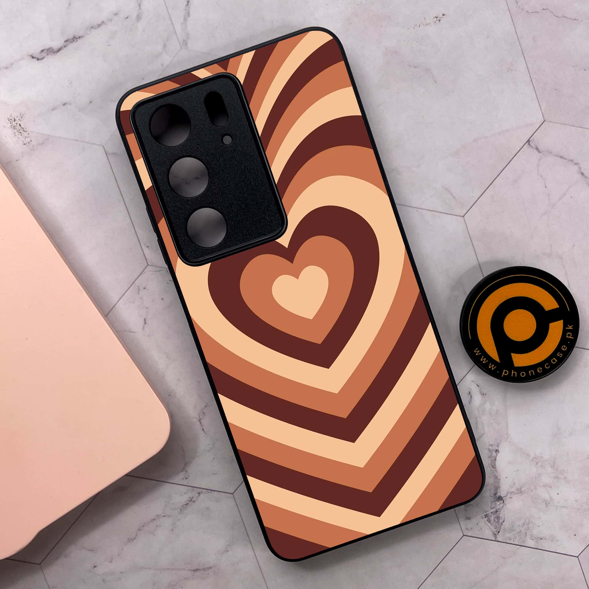 Realme C75x 4G - Heart Beat Series - Premium Metal Printed soft Bumper shock Proof Case