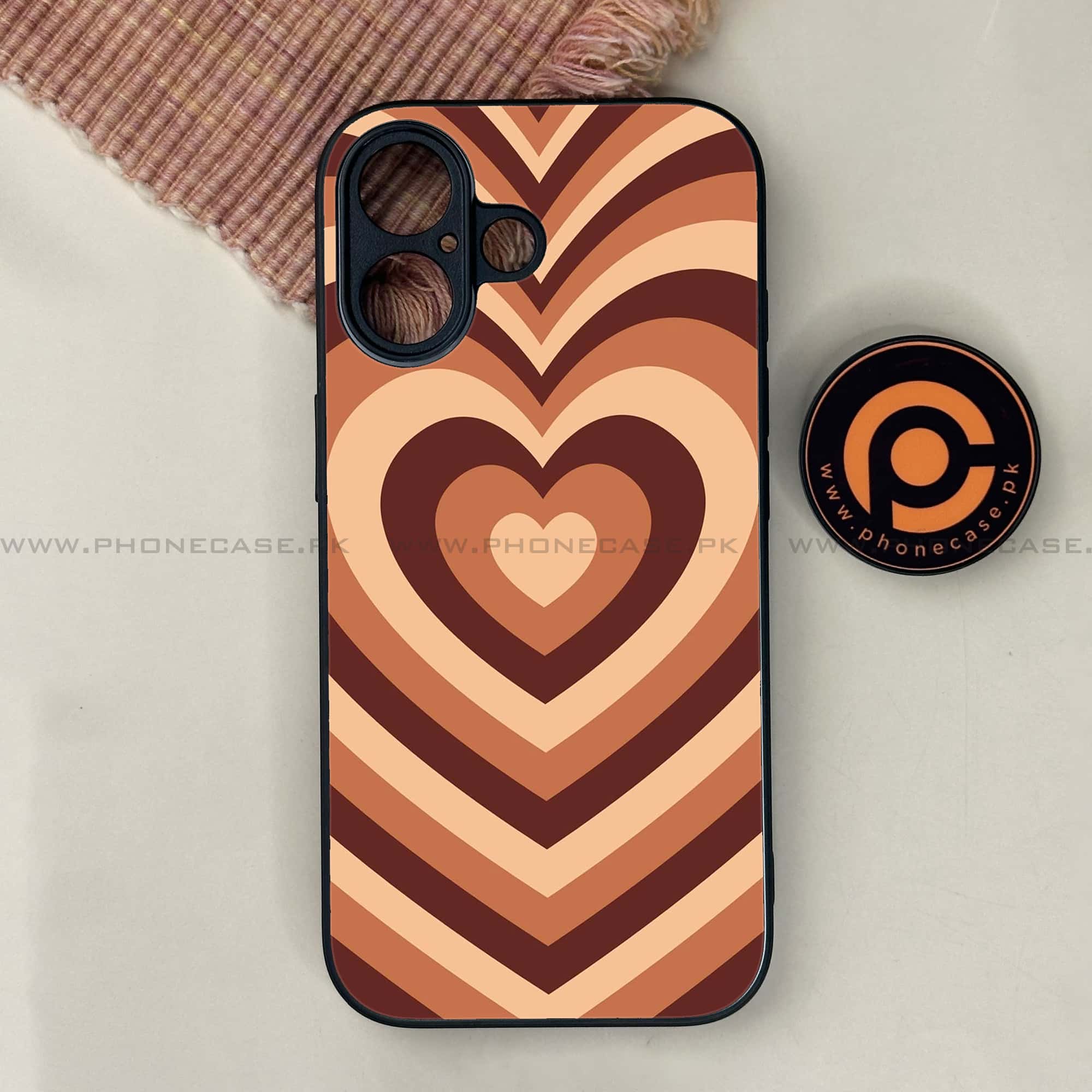 iPhone 17 - Heart Beat Series - Premium Printed Glass soft Bumper shock Proof Case