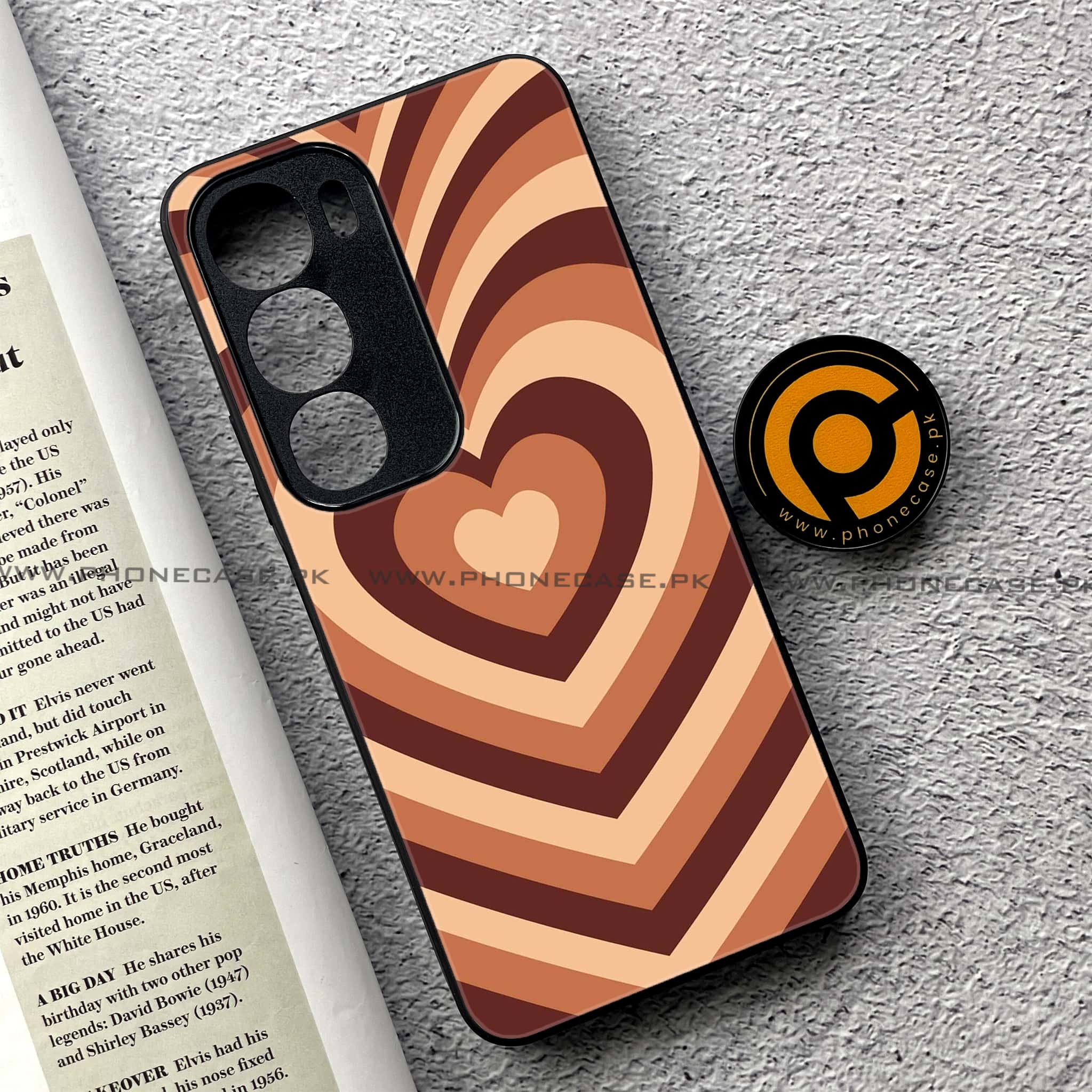 Vivo Y19s Pro - Heart Beat Series - Premium Metal Printed soft Bumper shock Proof Case