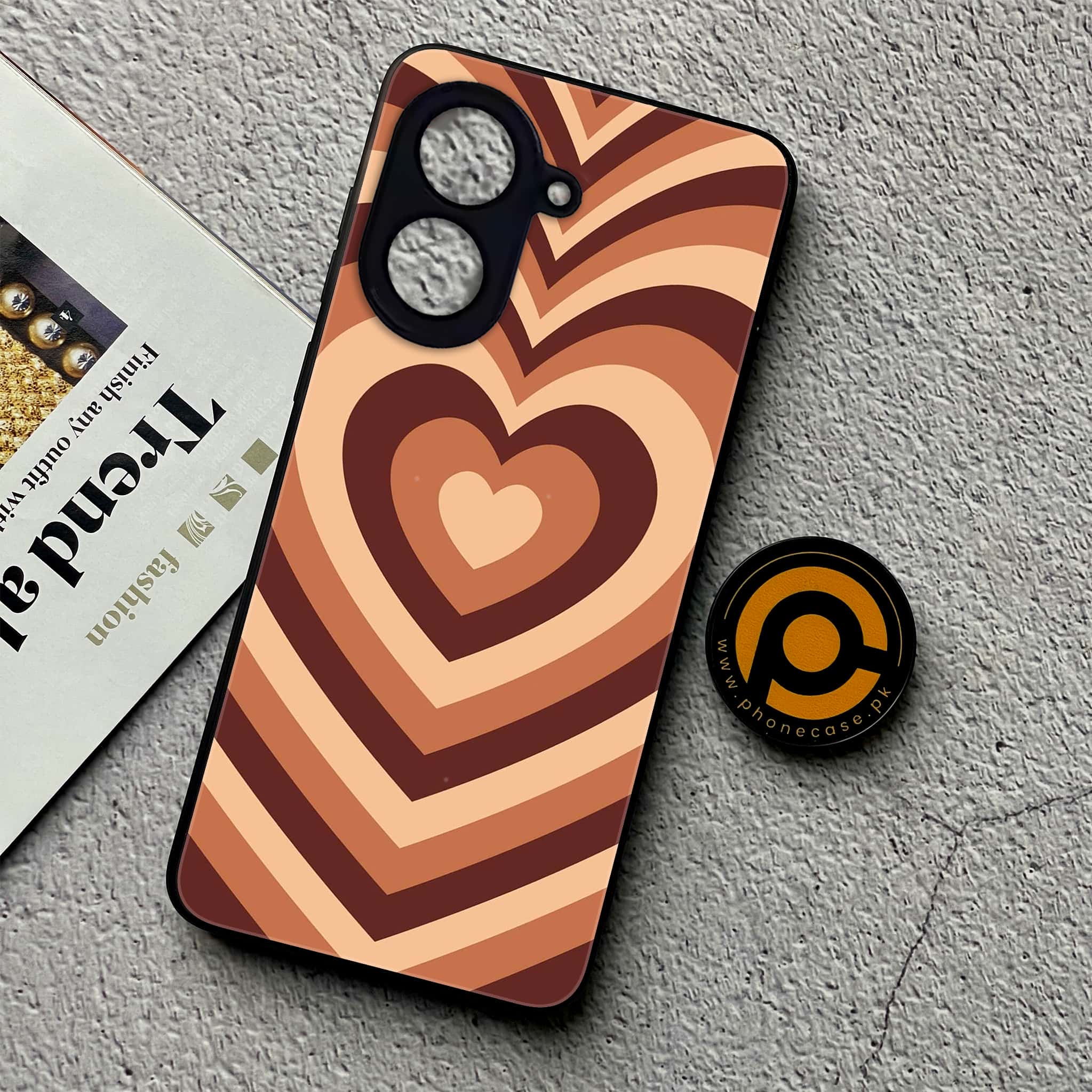 Xiaomi Redmi A5 - Heart Beat Series - Premium Metal Printed soft Bumper shock Proof Case