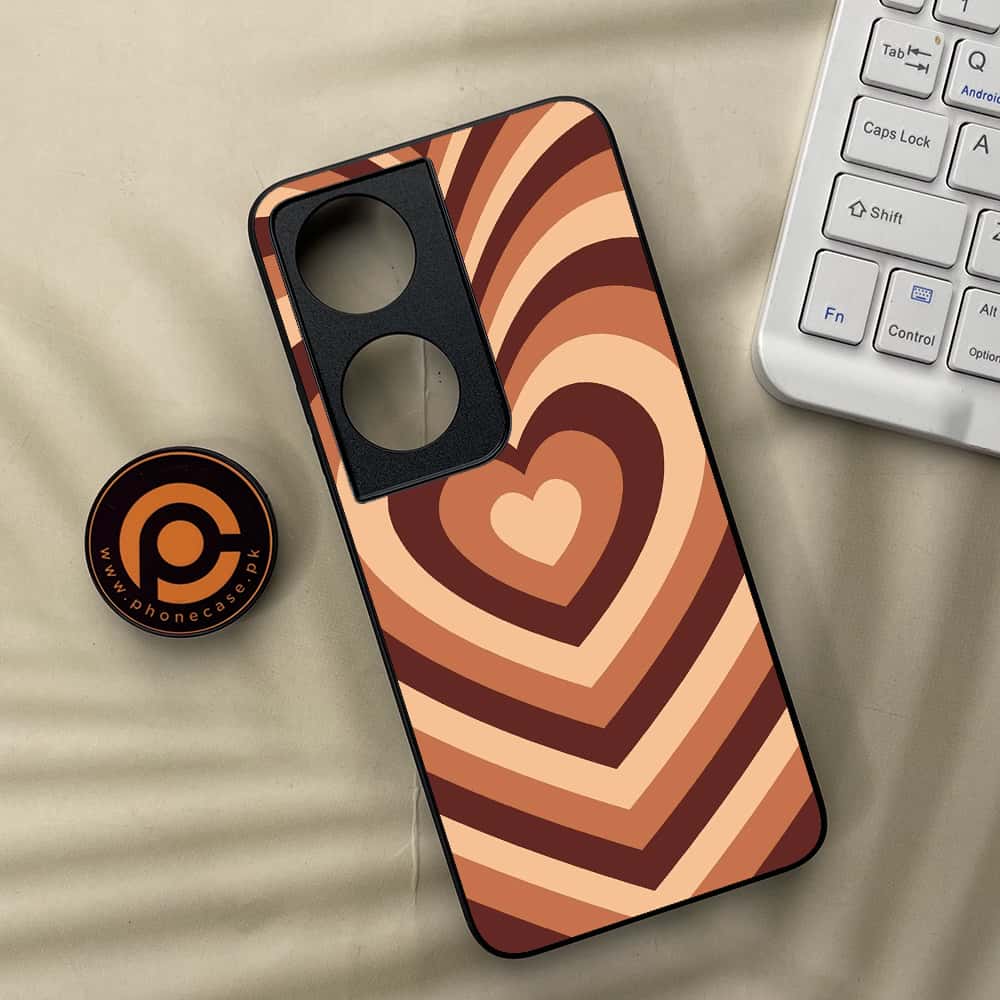 Honor X7b - Heart Beat Series - Premium Metal  Printed soft Bumper shock Proof Case