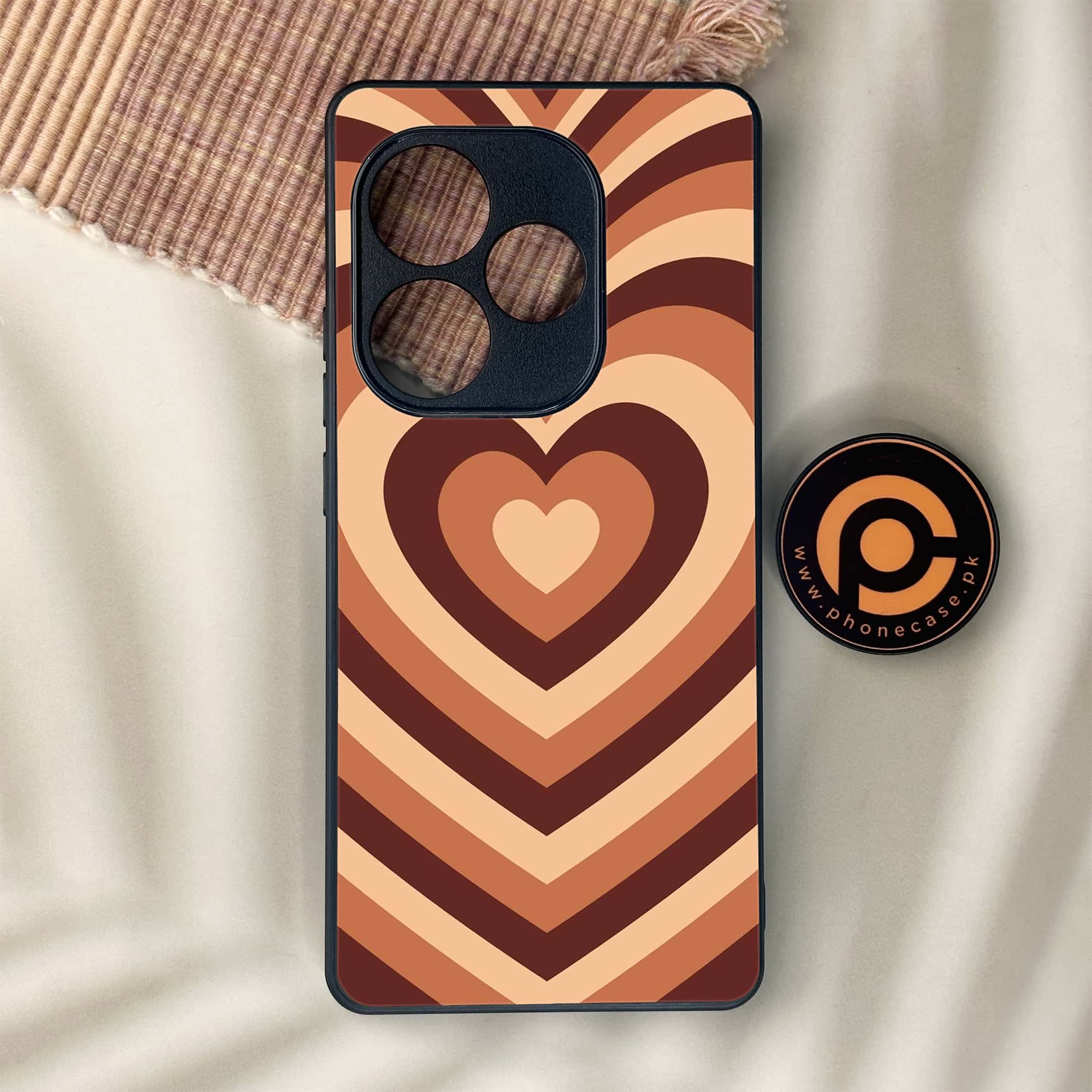 Realme GT 6 - Heart Beat Series - Premium Metal Printed soft Bumper shock Proof Case