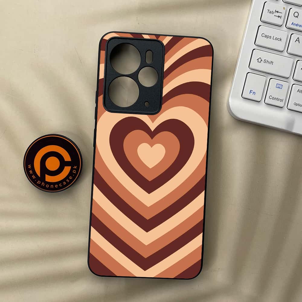Realme 14 5G - Heart Beat Series - Premium Metal Printed soft Bumper Shock Proof Case