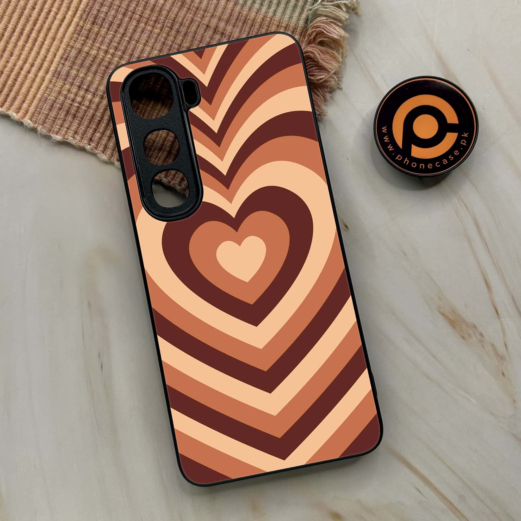 Vivo Y400 - Heart Beat Series - Premium Metal Printed soft Bumper shock Proof Case